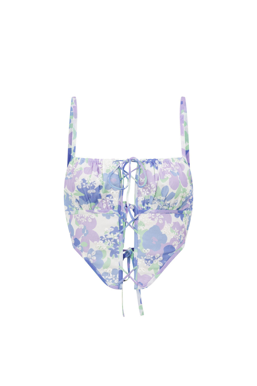 Robyn Corset Top - Juniper Floral