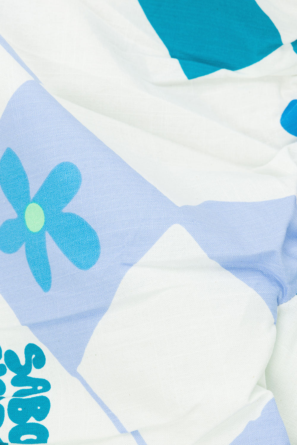 Naya Wrap Top - Scarf Azure