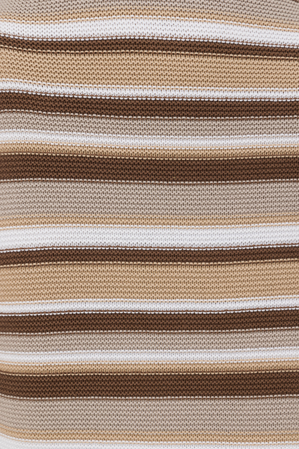 SAMPLE-London Knit Dress - Cocoa Stripe