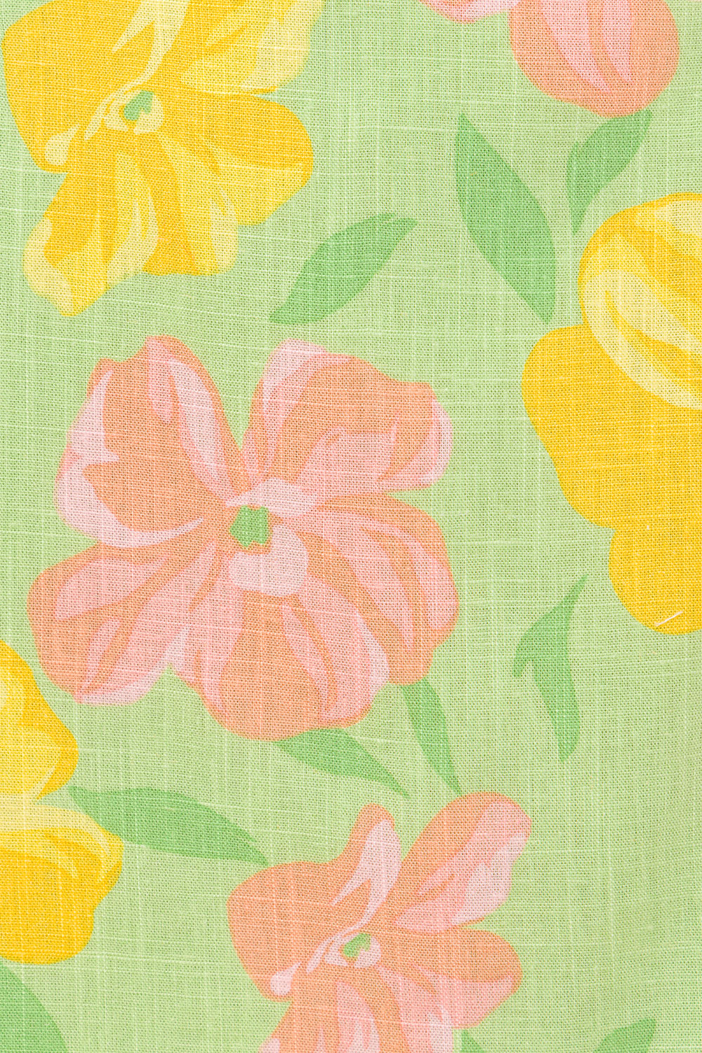 Addis Dress - Rose Fill Green