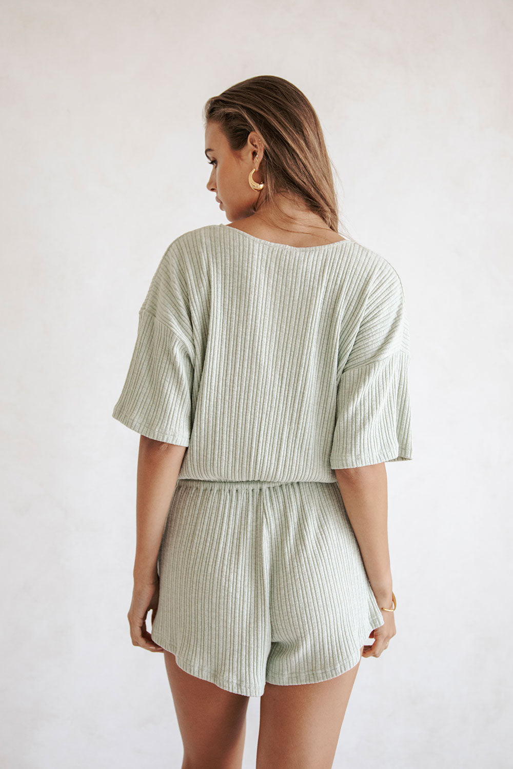SAMPLE-Juniper Playsuit - Sage