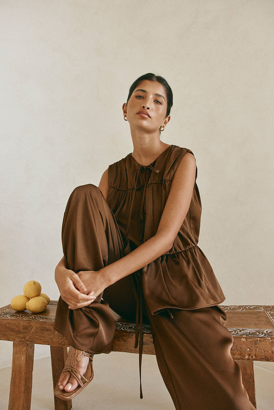 Juliette Pants - Chocolate