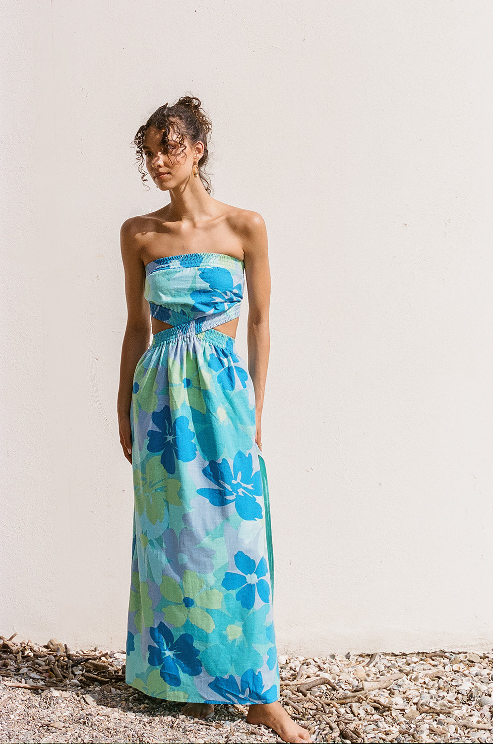 SAMPLE-Holland Midi Dress - Bold River