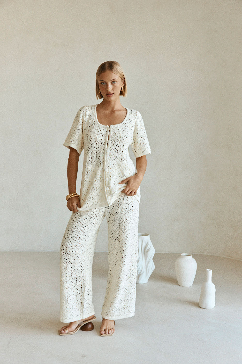 SAMPLE-Umiko Top - Cream