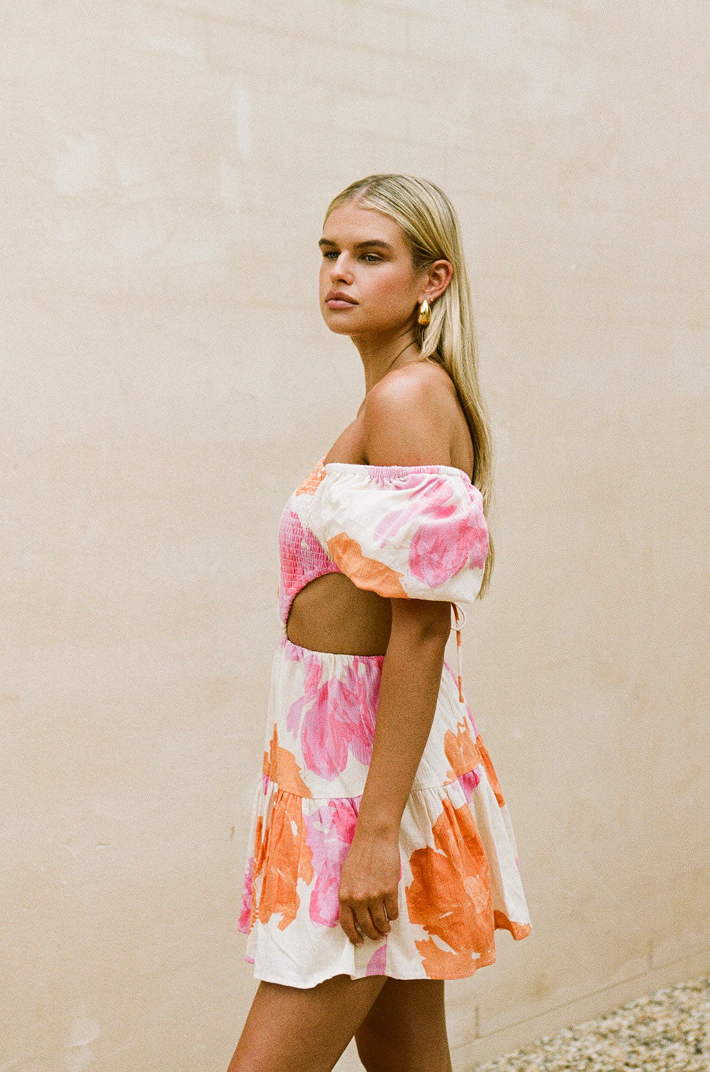 SAMPLE-Raffy Dress - Solstice Pink