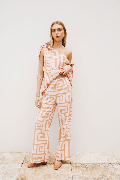 SAMPLE-Kahli Pants - Hellenic Maze