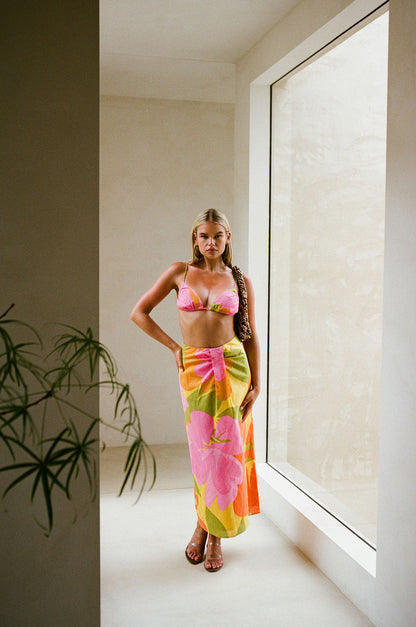 SAMPLE-Monaco Skirt - Hibiscus