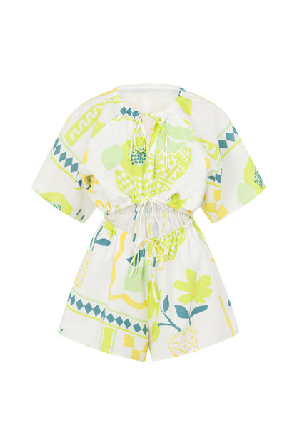 SAMPLE-Arella Playsuit - Prego Verde