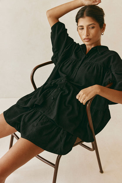 SAMPLE-Luna Top - Black