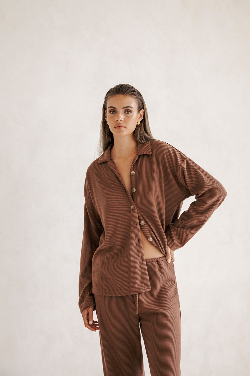 SAMPLE-Lenni Top - Chocolate