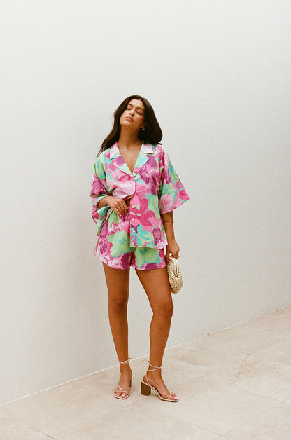 SAMPLE-Seona Shorts - Feliz Purple