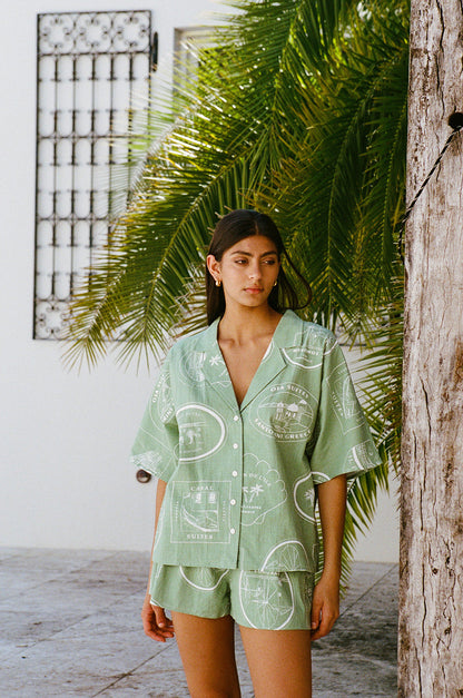 SAMPLE-Seona Top - Luggage Labels