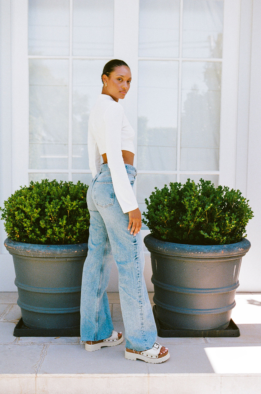 SAMPLE-Azores Top - White