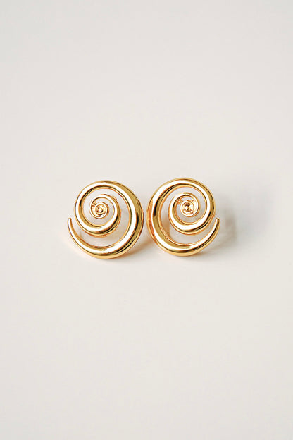 Scarlet Swirl Earrings
