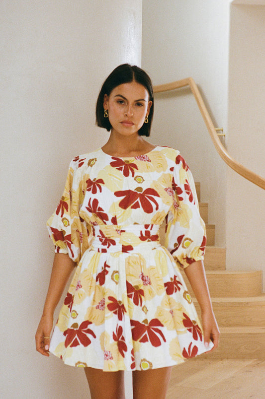 SAMPLE-Bettina Dress - Dusk Lily