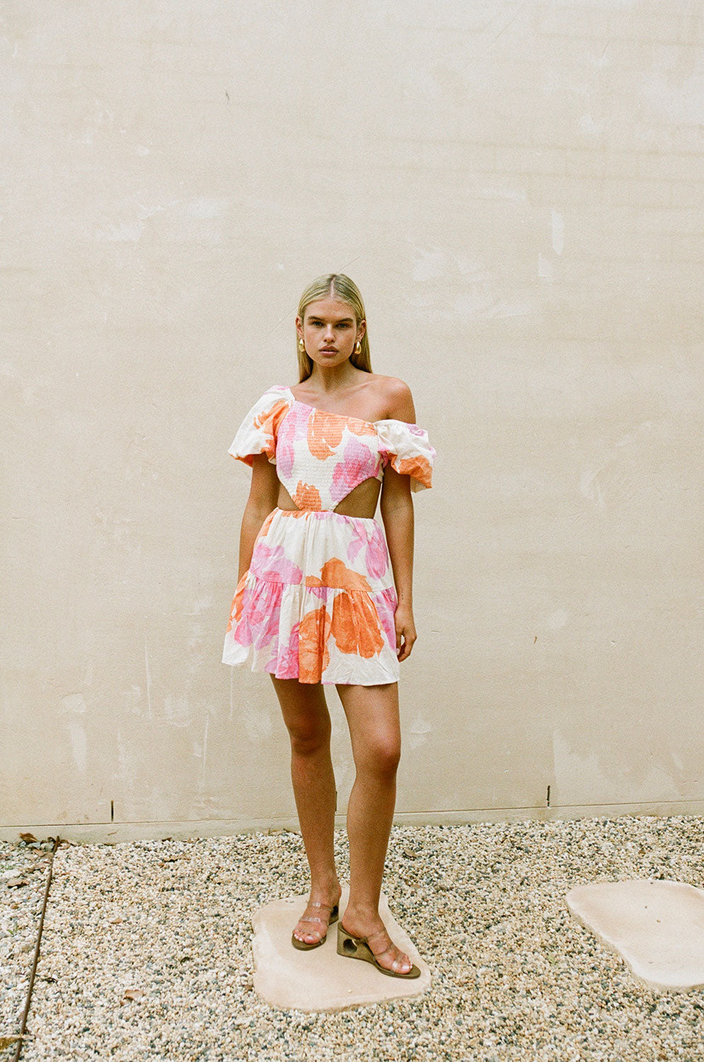 SAMPLE-Raffy Dress - Solstice Pink