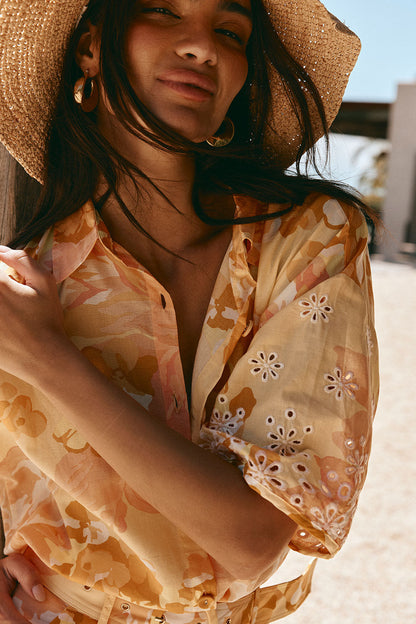 SAMPLE-Sicily Top - Breeze Floral