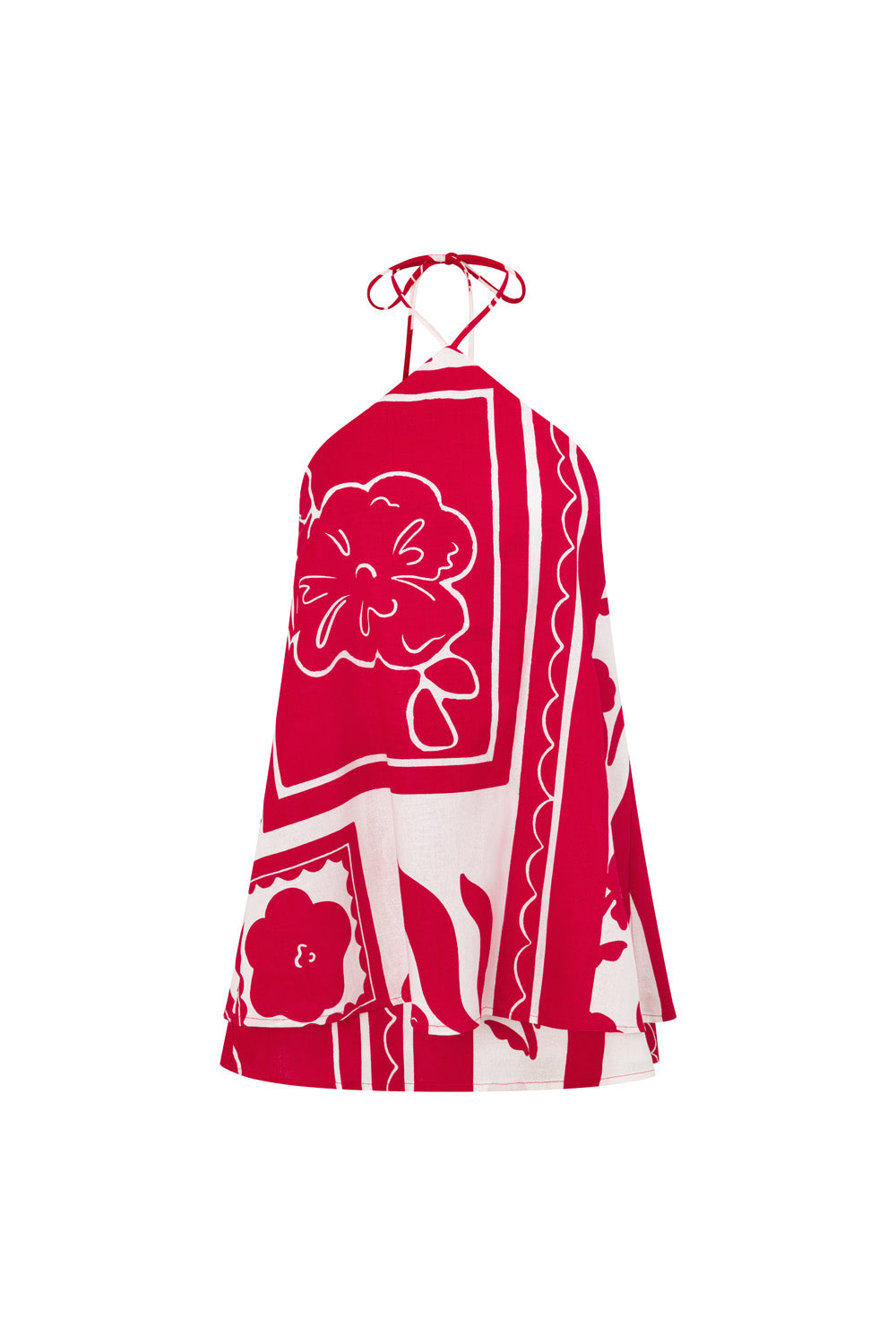 SAMPLE-Tamsin Dress - Red Voyage