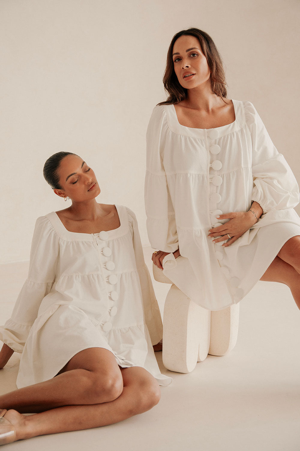 SAMPLE-Palmer Dress - White