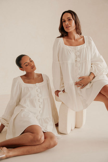 SAMPLE-Palmer Dress - White