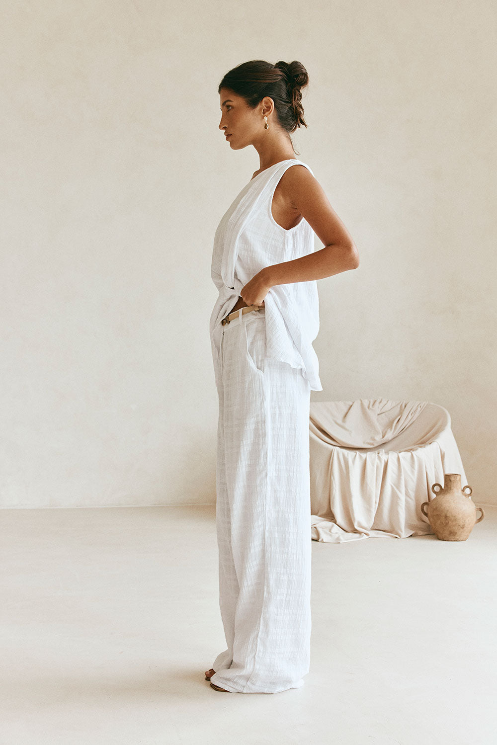 SAMPLE-Sofia Pants - Plaid