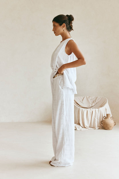 SAMPLE-Sofia Pants - Plaid