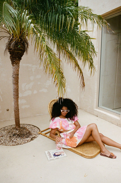 SAMPLE-Raffy Dress - Solstice Pink