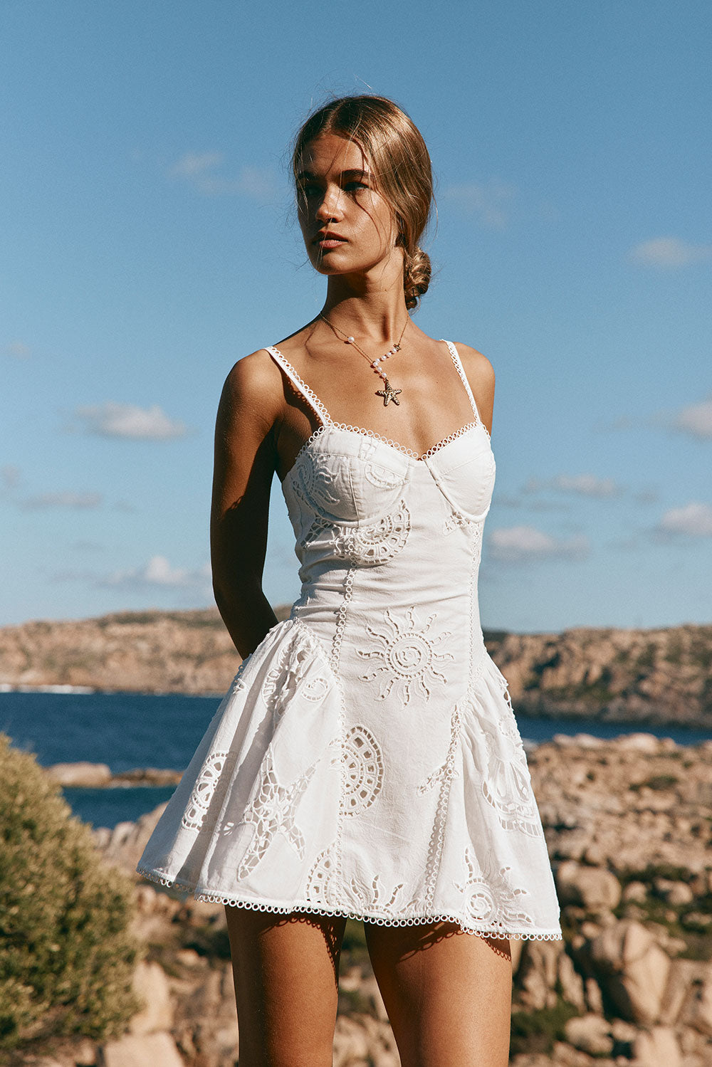 SAMPLE-Los Molinos Dress - Corallo Bianca