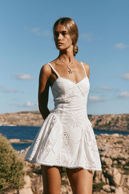 SAMPLE-Los Molinos Dress - Corallo Bianca