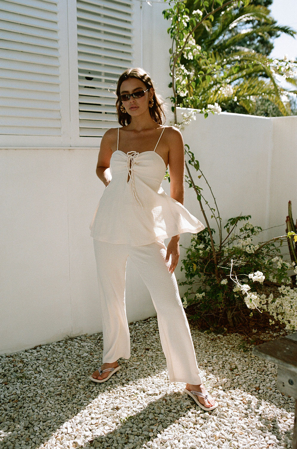 SAMPLE-Ashton Jumpsuit - Cream