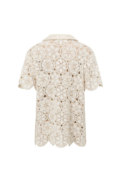 Kalila Crochet Top - Ivory