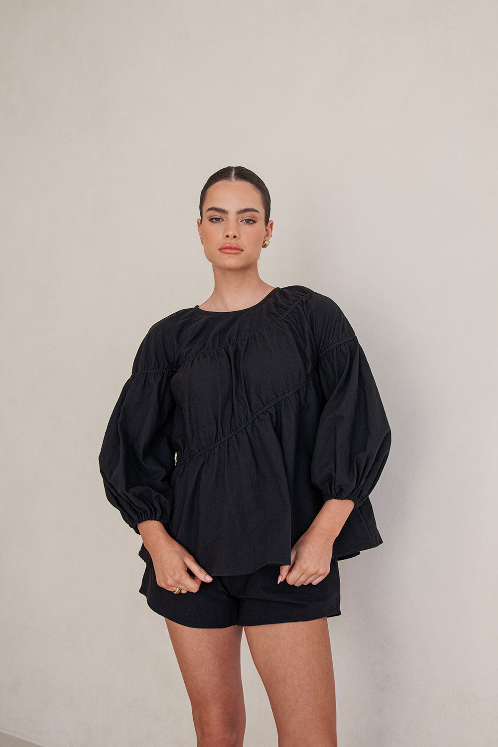 SAMPLE-Akel Top - Black