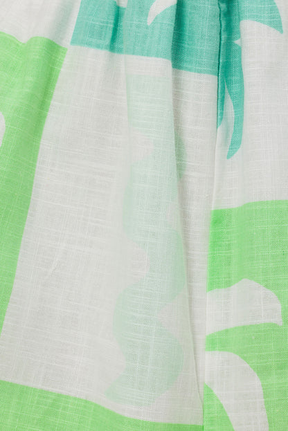 Madeira Playsuit - Palm Tile Breeze