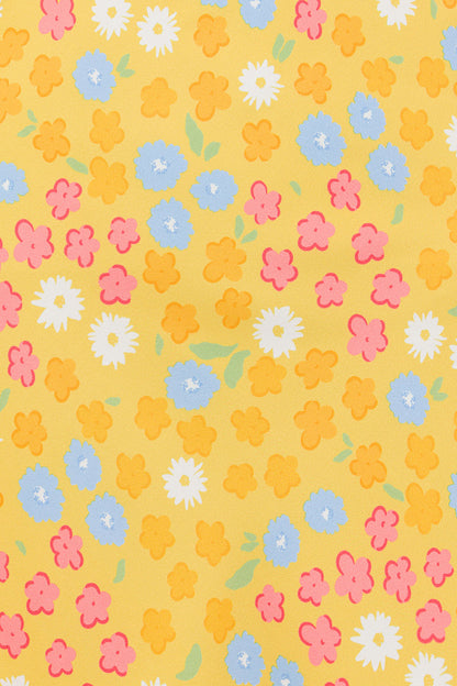 Yumee Midi Skirt - Azalea Tropical