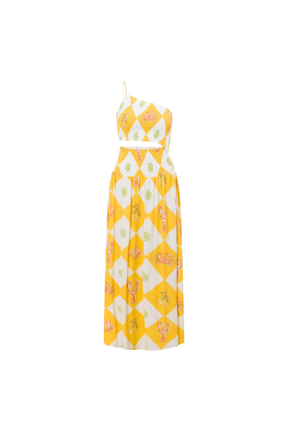 SAMPLE-Venetian Maxi Dress - Oceano Yellow