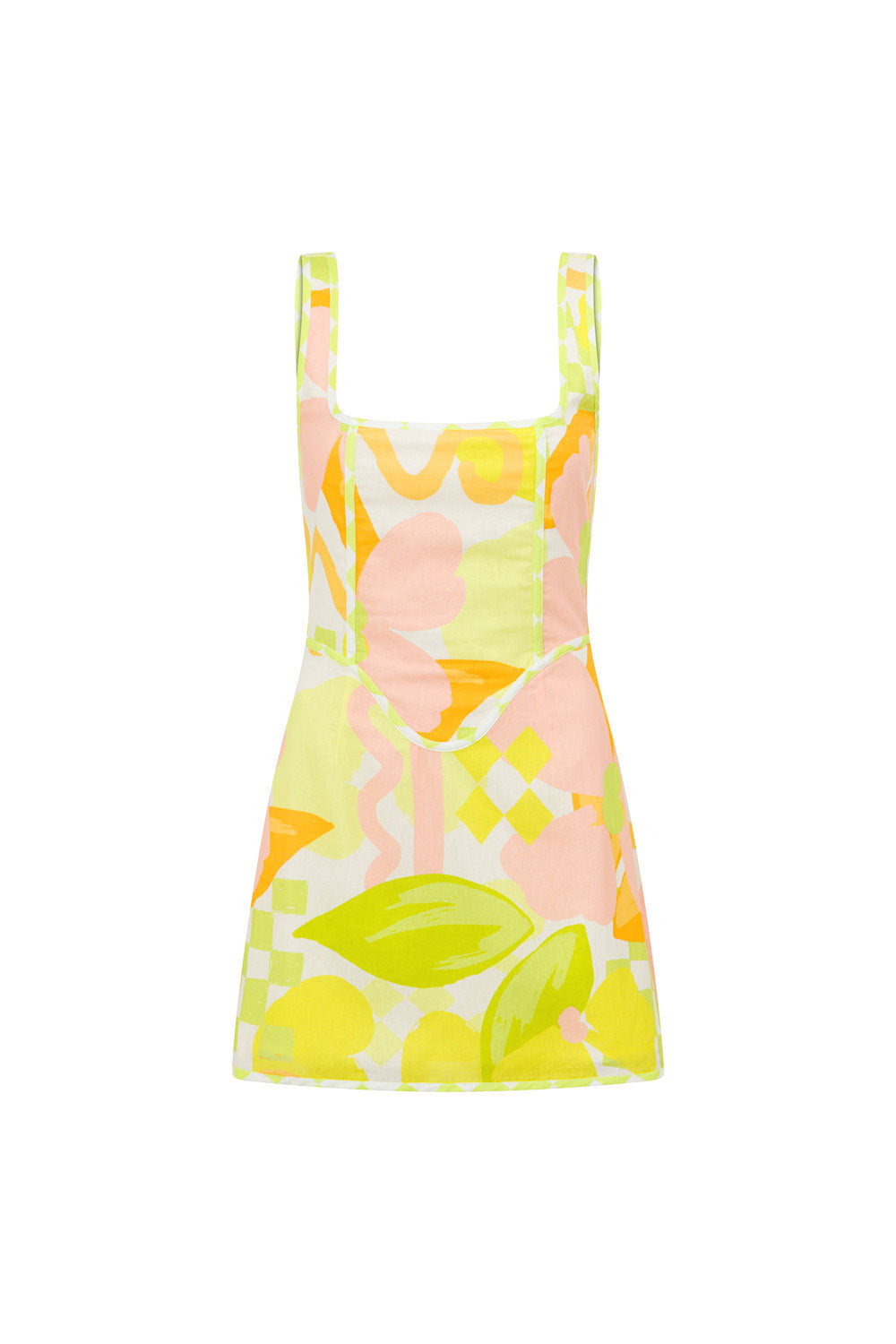 SAMPLE-Tyler Dress - Checker Floral