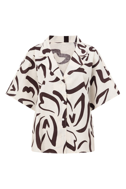 Seona Top - Fleur Lines