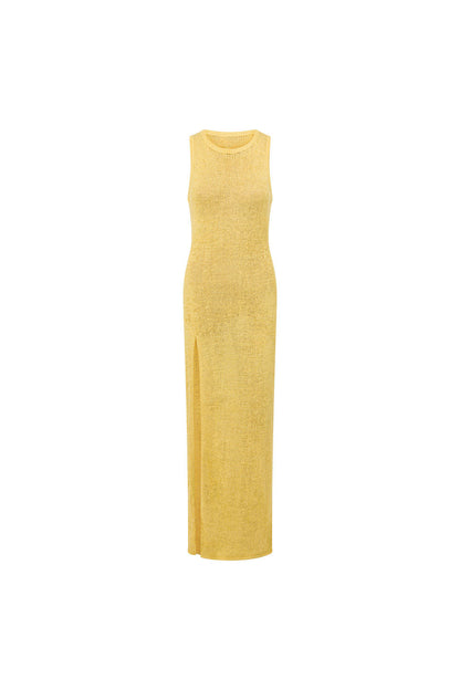 SAMPLE-Alondra Dress - Mustard