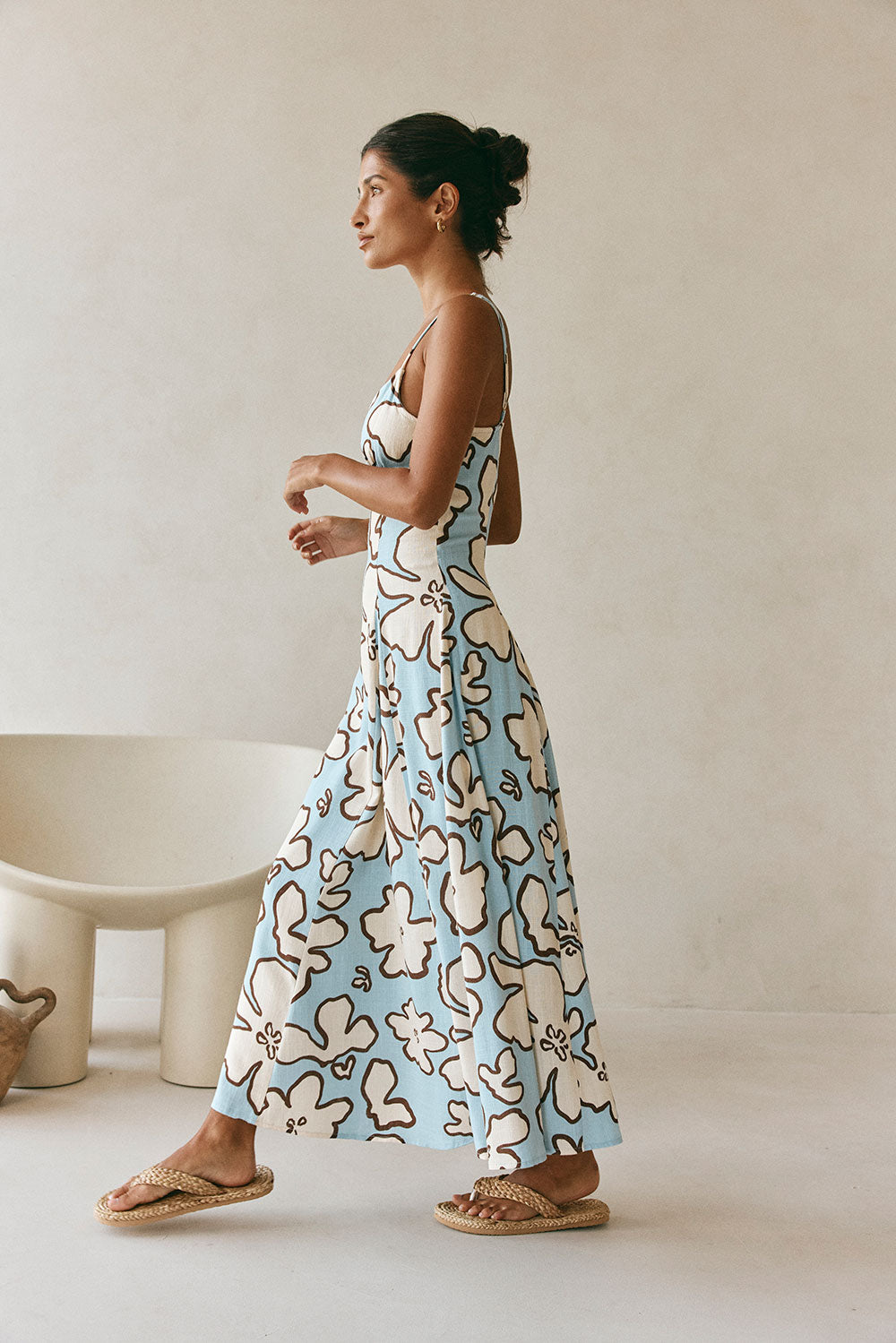 Seme Dress - Outline Floral