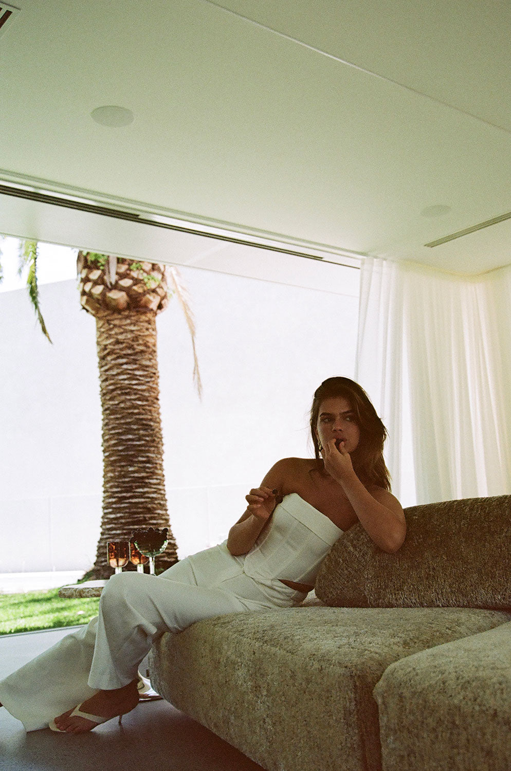 SAMPLE-Isabela Top - White