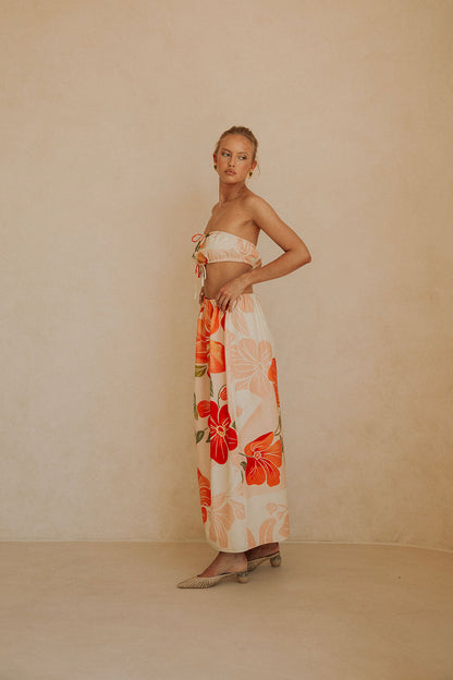 SAMPLE-Fei Dress - Petal Scarf