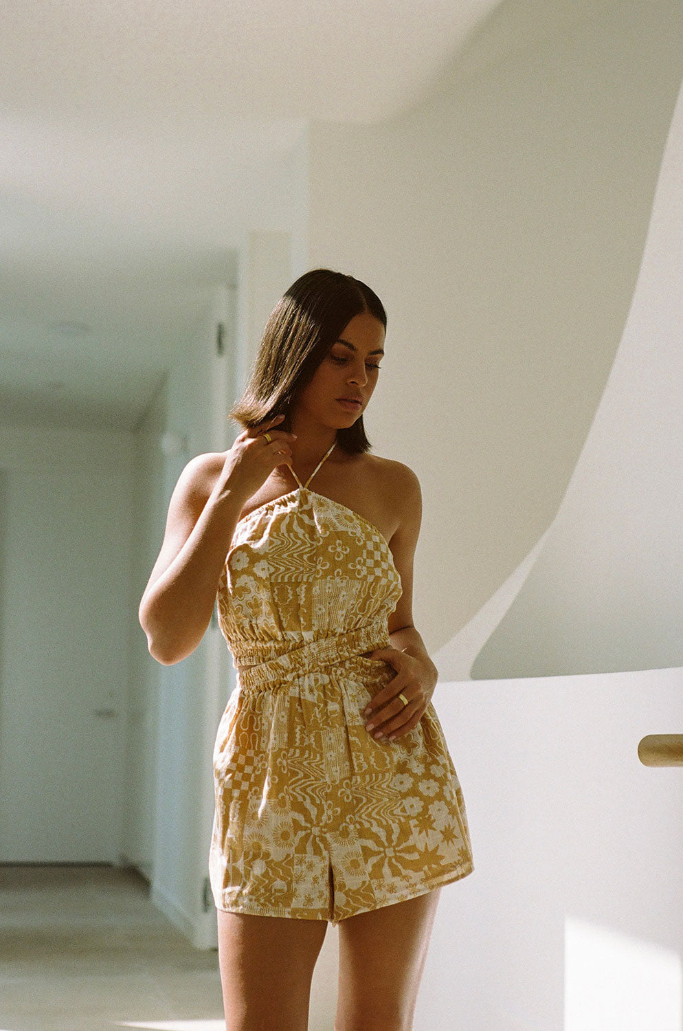 SAMPLE-Madeira Playsuit - Canyon