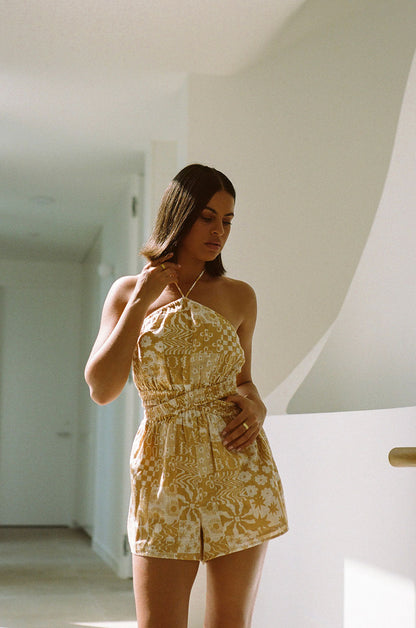 SAMPLE-Madeira Playsuit - Canyon
