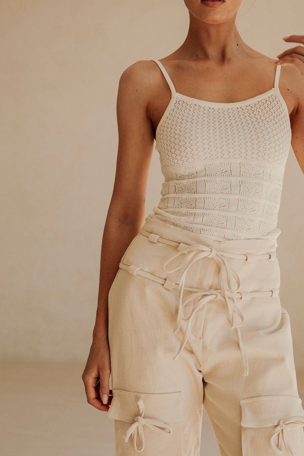 SAMPLE-Jaicee Pants - Cream