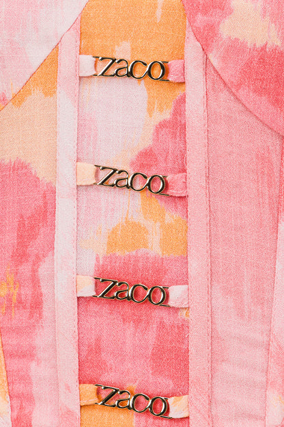 Serralina Top - Pink Gerbera