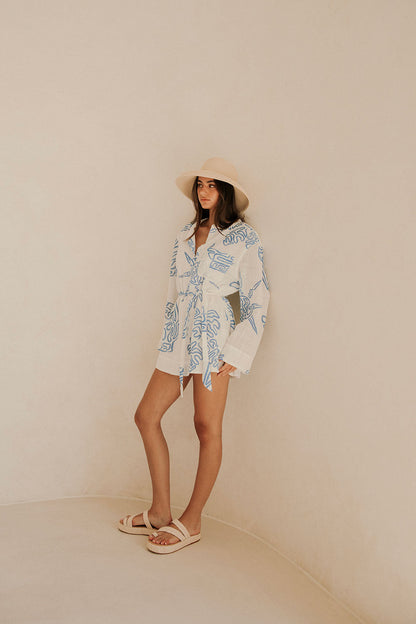 SAMPLE-Ali Dress - Evoke Blue