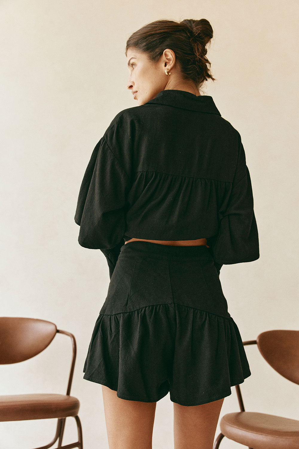 SAMPLE-Luna Shorts - Black