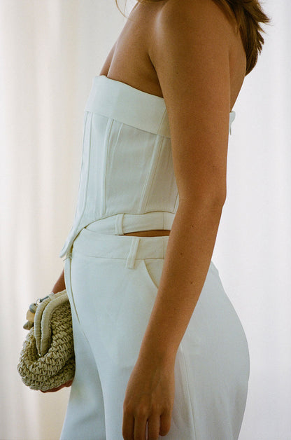 SAMPLE-Isabela Top - White