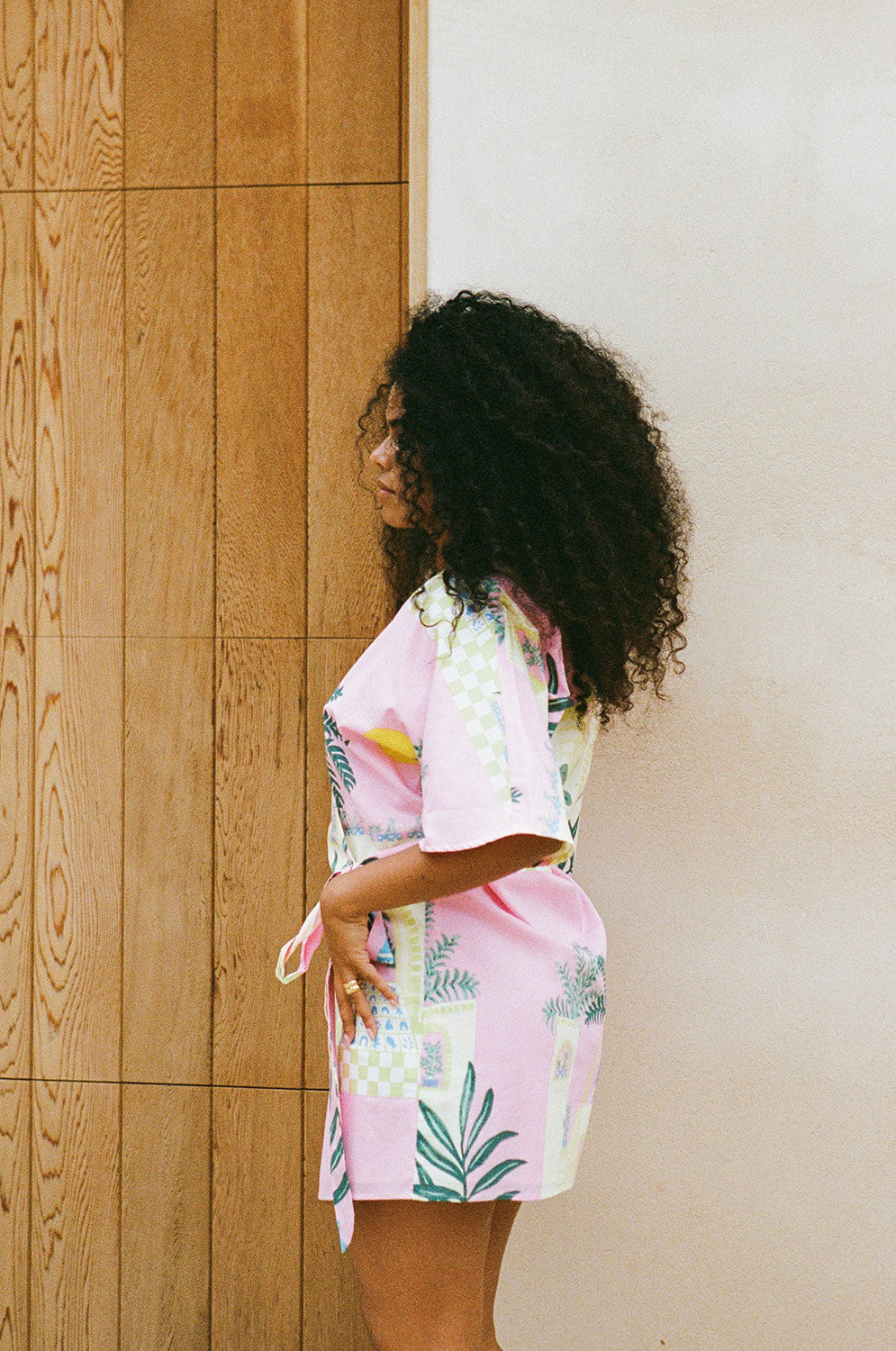 SAMPLE-Scarlett Wrap Dress - Vista Pink