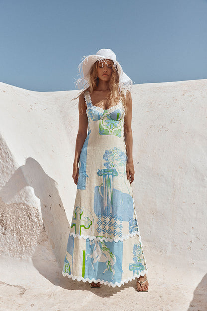 SAMPLE-Deluca Dress - Theotokos Ocean